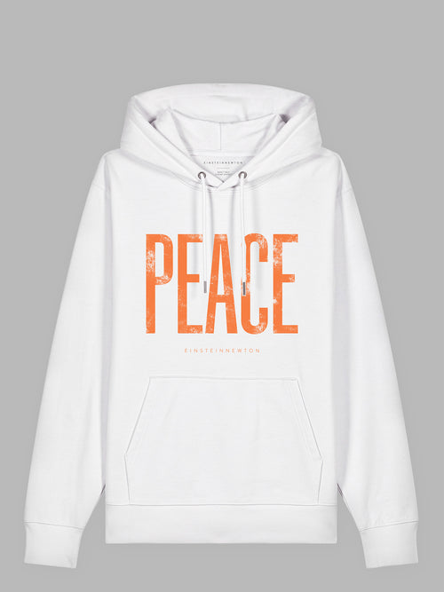 Paix Orange Bio-Baumwoll Hoodie Miami