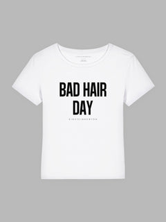 Bad hair day organic cotton T-shirt Mary