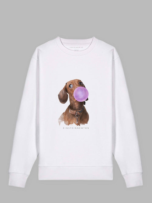 Bubble Dachshund Organic Cotton Sweatshirt Madison