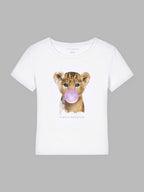 Bubble Lion Organic Cotton T-Shirt Mary