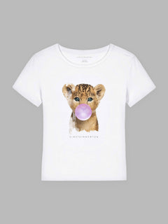 Bubble Lion Organic Cotton T-Shirt Mary