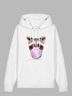 Bubble Racoon Organic Cotton Hoodie Miami