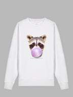 Bubble Racoon Bio-Baumwoll Sweatshirt Madison