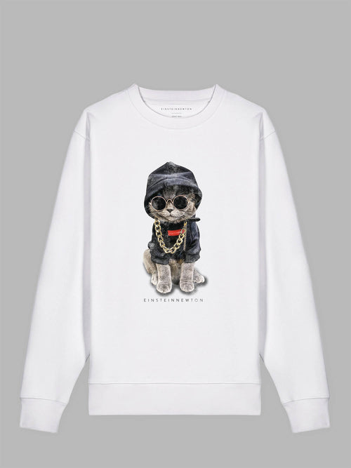 Cat Drip Bio-Baumwoll Sweatshirt Madison