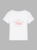 Champagne Darling Organic Cotton T-Shirt Mary