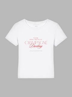 Champagne Darling Organic Cotton T-Shirt Mary