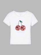 Cherry Organic Cotton T-Shirt Mary 