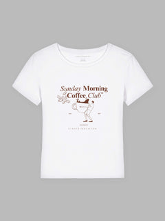 Coffee Club Organic Cotton T-Shirt Bolt