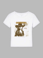 Cowgirl organic cotton t-shirt Mary