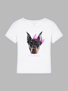 Crown Doberman Organic Cotton T-Shirt Mary