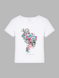 Death Flowers2 Organic Cotton T-Shirt Mary