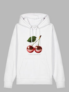 Disco Cherry organic cotton hoodie Miami