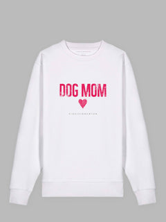 Dog Mom Pinky Organic Cotton Sweatshirt Madison