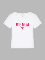 Dog Mom Pinky Organic Cotton T-Shirt Mary