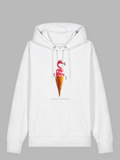 Bubble Dachshund Organic Cotton Hoodie Miami