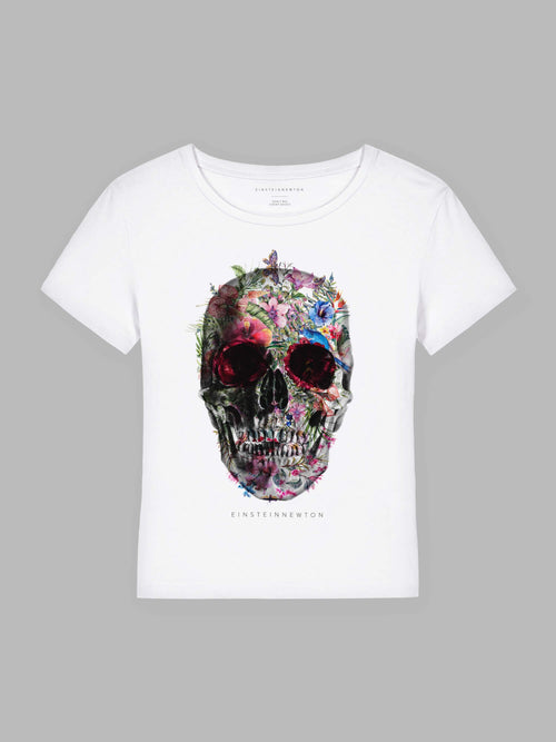 Fleur Skull Bio-Baumwoll T-Shirt Mary