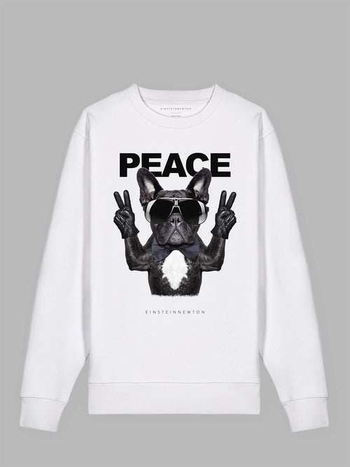 Frenchie Peace Bio-Baumwoll Sweatshirt Madison