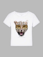 Glas Leopard Bio-Baumwoll T-Shirt Mary