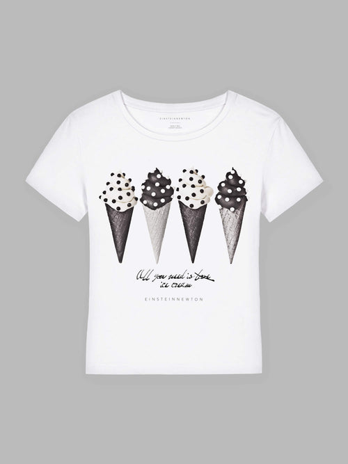 Need Ice Cream Organic Cotton T-Shirt Mary