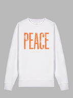 Paix Orange Organic Cotton Sweatshirt Madison