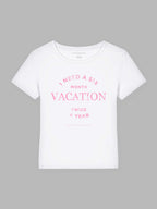 Rose Vacation organic cotton t-shirt Mary