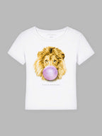 Bubble Safari Lion Organic Cotton T-Shirt Mary